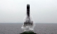 Hình ảnh về vụ thử tên lửa do KCNA đăng tải Ảnh: KCNA/Reuters