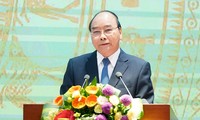 Thủ tướng Nguyễn Xuân Phúc phát biểu tại Hội nghị ẢNH: QUANG HIẾU