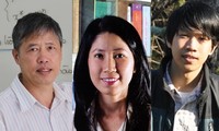 Ba nhà khoa học đoạt Giải thưởng Tạ Quang Bửu năm 2020 (từ trái qua: PGS.TS Phạm Tiến Sơn, PGS.TS Vương Thị Ngọc Lan, TS. Nguyễn Trương Thanh Hiếu)