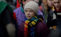Nhà hoạt động khí hậu Thụy Ðiển Greta Thunberg tham gia cuộc biểu tình ‘’Cuộc tấn công khí hậu châu Âu ‘’ tại Brussels, Bỉ, ngày 6/3/2020