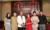 NSND Quang Thọ và các học trò sẽ tham gia đêm nhạc của ông vào 11/11 tại Hà Nội. Ảnh: Vietart 