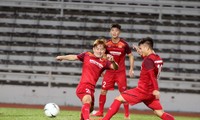 V-League sẽ phải dồn lịch để tăng thời gian cho đội tuyển Việt Nam chuẩn bị cho vòng loại World Cup 2022. Ảnh: VSI