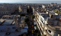 Một góc thành phố Idlib (Reuters) 