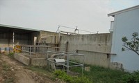 Trạm xử lý nước thải tập trung của Cụm công nghiệp Nguyên Khê Ảnh: P.V