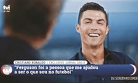 Ronaldo trả lời phỏng vấn trên kênh truyền hình TVI của Bồ Đào Nha 