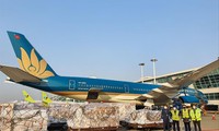 Vietnam Airlines chuyển đổi tàu bay chở khách sang chuyên chở hàng hoá Ảnh: VNA