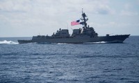 Tàu chiến Mỹ trong một lần tiến vào biển Đông ảnh: US Navy 