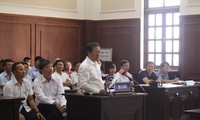 Bị cáo Trương Huy Liệu tự tranh luận với các quan điểm buộc tội của VKS