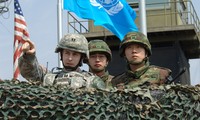 Quân Mỹ đồn trú tại khu vực gần biên giới Hàn Quốc-Triều Tiên. ảnh: Business Insider 