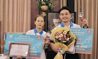  Cô gái Đắk Lắk và chàng trai Hà Nội đạt giải nhất thi pha chế cà phê đặc sản Việt Nam