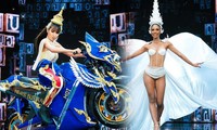 Hoa hậu Hòa bình Thái Lan: Thí sinh chạy môtô, mặc bikini thi quốc phục