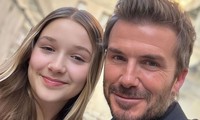 Con gái 12 tuổi của Beckham bị cấm trang điểm khi ra đường