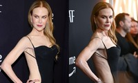 Nicole Kidman bị chê khi ăn diện váy táo tợn ở tuổi hạc 57