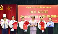 Tỉnh ủy Tuyên Quang công bố quyết định về công tác cán bộ