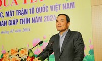 Phó Thủ tướng Chính phủ Trần Lưu Quang trao quà Tết tại Hòa Bình