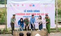 Tuổi trẻ công an Sơn La xây dựng trường học cho trẻ em vùng khó khăn