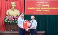 Công bố quyết định của Ban Thường vụ Tỉnh ủy Sơn La về công tác cán bộ