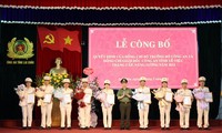 Thăng cấp bậc hàm, nâng lương cho 655 cán bộ, chiến sỹ công an tỉnh Lai Châu