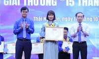 Vinh danh 82 cán bộ Hội LHTN Việt Nam xuất sắc nhận Giải thưởng 15 tháng 10