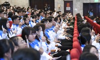 Toàn cảnh phiên khai mạc Đại hội toàn quốc Hội Sinh viên Việt Nam lần thứ XI