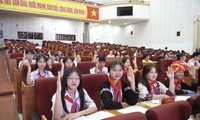 Kỳ họp giả định Hội đồng nhân dân trẻ em đầu tiên ở Lai Châu