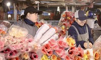 Tiểu thương chợ hoa lớn nhất Hà Nội ngóng khách rằm tháng Giêng