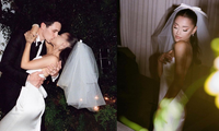 Ariana Grande tung ảnh cưới sau hôn lễ bí mật với ông xã đại gia