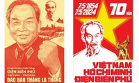 Trao hàng chục giải thưởng cho tranh cổ động 70 năm chiến thắng Điện Biên Phủ