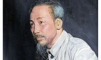 Họa sĩ Việt kiều vẽ hàng trăm bức tranh về Chủ tịch Hồ Chí Minh
