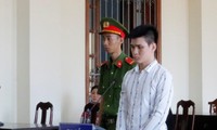 Bị cáo LInh tại phiên tòa.