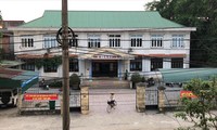 Trung tâm Y tế thị xã Quảng Trị, nơi báo tin bị mất trộm chiếc xe ôtô biển xanh. Ảnh: H.Thơ