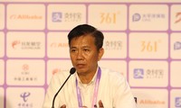 HLV Hoàng Anh Tuấn cho rằng Olympic Việt Nam còn nhiều cơ hội để phát triển (ảnh Linh Hoàng)