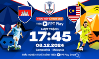 Nhận định Campuchia vs Malaysia, 17h45 ngày 8/12: Mồi ngon cho &apos;Hổ Malay&apos;