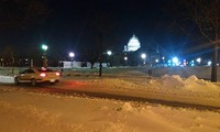 Hình ảnh thủ đô Washington sau bão tuyết lịch sử. Ảnh: Phạm Thức