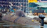 Tàu ngầm chạy bằng năng lượng hạt nhân INS Arihant của Ấn Độ trong một cuộc thử nghiệm. Ảnh: Reuters