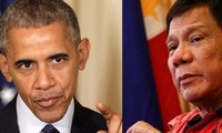 Bất đồng giữa Tổng thống Obama (trái) và ông Duterte có thể khiến quan hệ Mỹ-Philippines trở nên sóng gió. Ảnh: Reuters