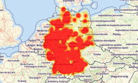Số lượng router bị tấn công trải khắp nước Đức.