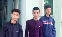 Các đối tượng bị bắt giữ.