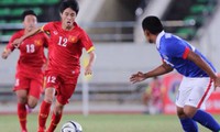 Tiền vệ Thanh Hậu vào sân hiệp 2 nhưng U20 Việt Nam không thể gỡ hòa