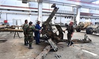Thâm nhập xưởng phục chế pháo của quân đội Syria ở Hama