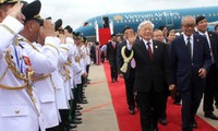 Tổng Bí thư Nguyễn Phú Trọng hội đàm với Quốc vương Campuchia 