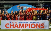 U15 Việt Nam giành chức vô địch với thành tích toàn thắng. Ảnh: AFF.