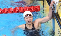 Ánh Viên thi đấu dưới sức ở nội dung 200 m bơi bướm tối 21/8.
