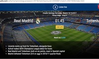 Làm thế nào để xem Champions League trên trang của UEFA?