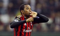 Robinho chơi cho Milan khi vụ tấn công diễn ra. Ảnh: Reuters.