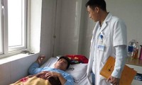 Thầy Thủy hiện được điều trị tại bệnh viện.