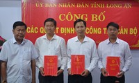 Nhân sự mới Long An, Quảng Ninh, Hà Tĩnh