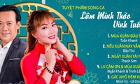 Lâm Minh Thảo và Vinh Tuấn ra mắt album &apos;Nâng chén tình Xuân&apos;
