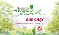 Agribank phát động giải chạy &apos;Vì tương lai xanh&apos;