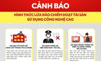 Cảnh báo các hình thức lừa đảo chiếm đoạt tài sản sử dụng công nghệ cao